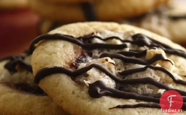 Galletas de Macarrones con Cobertura de Frambuesa