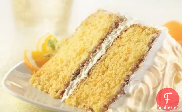 Pastel Crujiente de Naranja