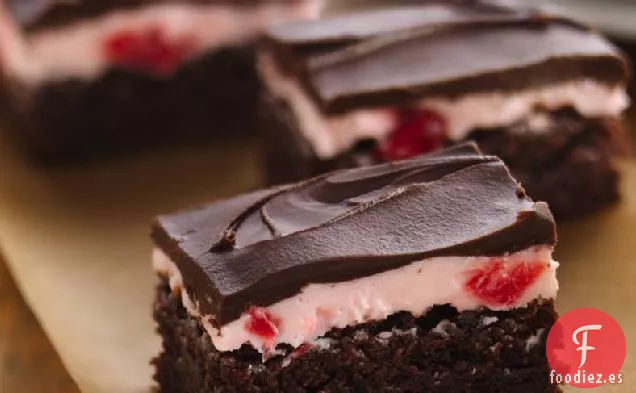 Exquisitos Brownies de Mousse de Cereza