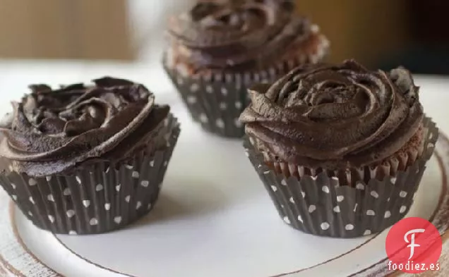 Cupcakes de Trufa de Chocolate