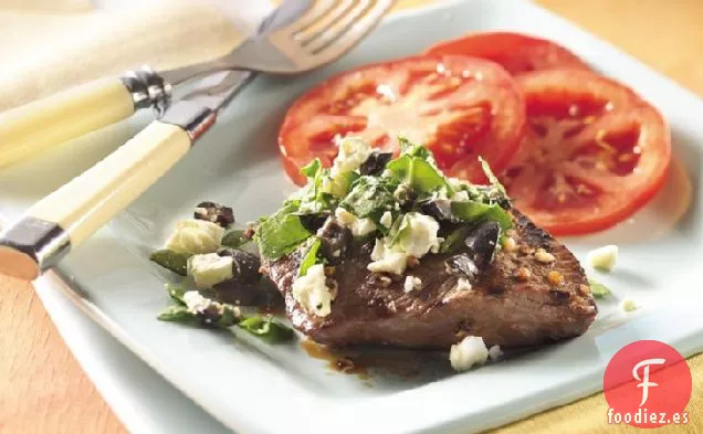 Filete de estilo Griego a la parrilla (Para 2 personas)