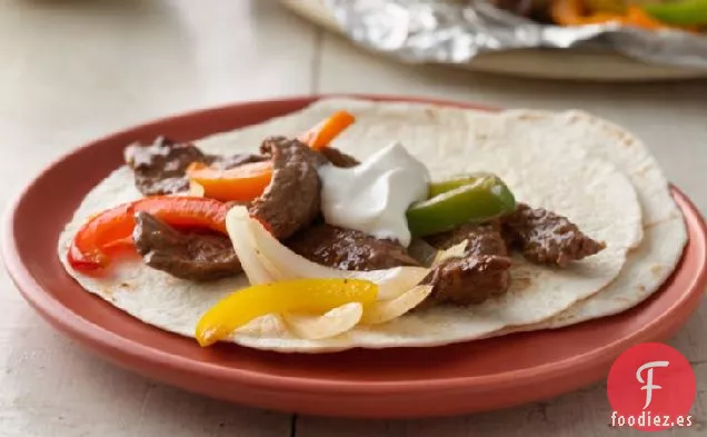 Paquetes de Fajitas de Carne a La Parrilla