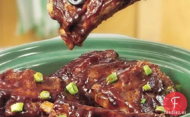 Costillas Picantes A la Parrilla de Cocción Lenta
