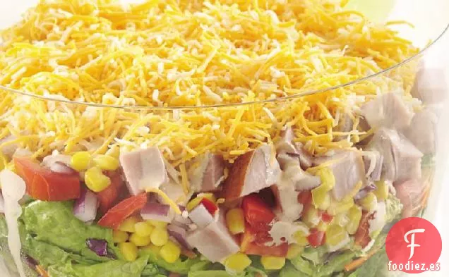 Ensalada de Jamón en Capas
