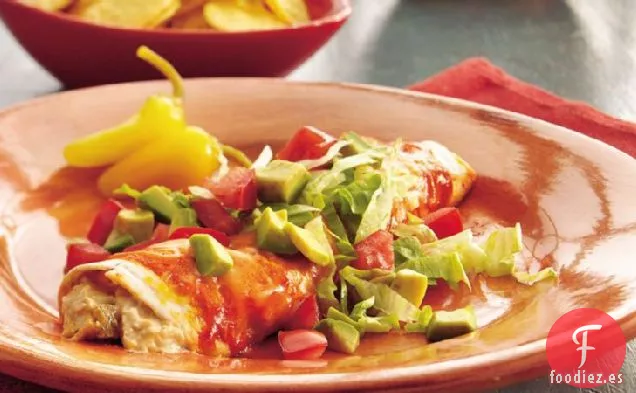 Enchiladas Verdes de Chile y Pavo