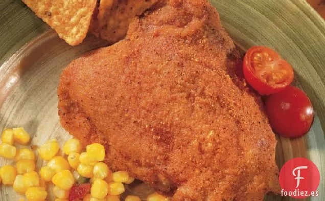 Pollo Cubierto de Chile para Microondas