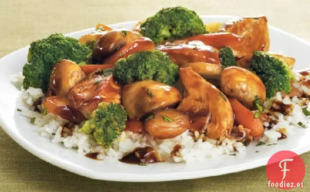 Salteado de Pollo a la Mandarina