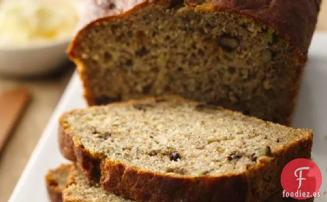 Pan de Nueces de Plátano