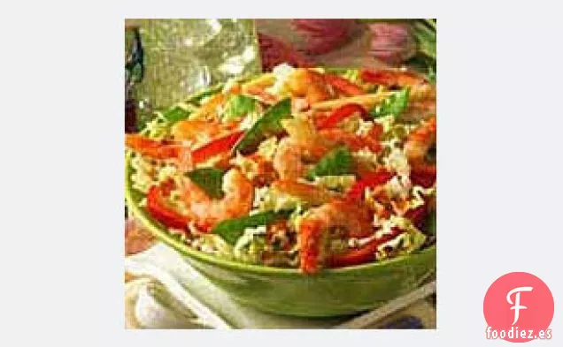 Ensalada Picante de Camarones Asiáticos