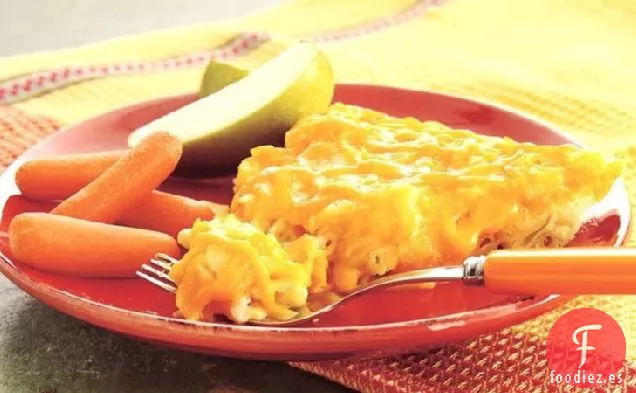 Tarta de Macarrones y Queso Increíblemente Fácil