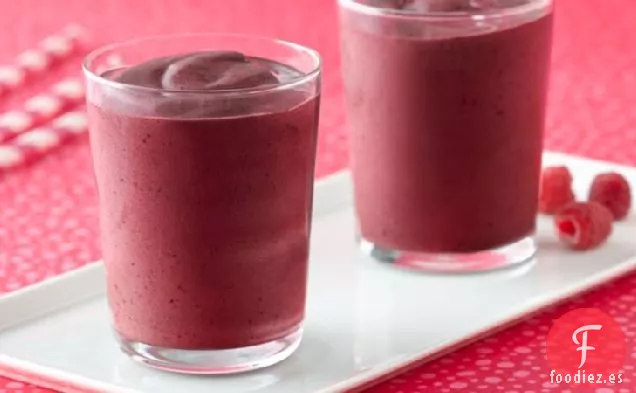 Batidos de Chocolate con Bayas y Espinacas