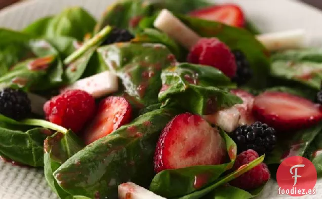 Ensalada Triple de Espinacas y Jícama