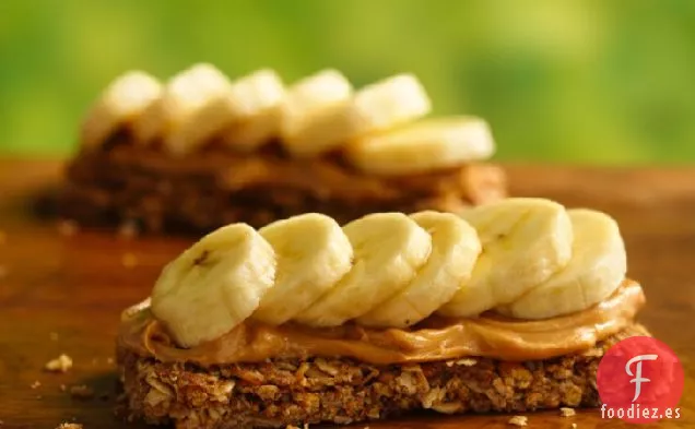 Barras de Granola de Plátano y PB