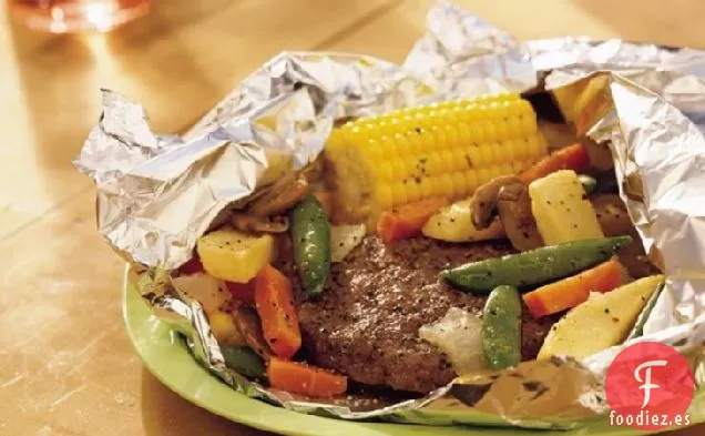 Paquetes de Hamburguesas y Verduras