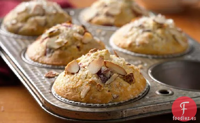 Muffins de Granola de Almendras y Arándanos
