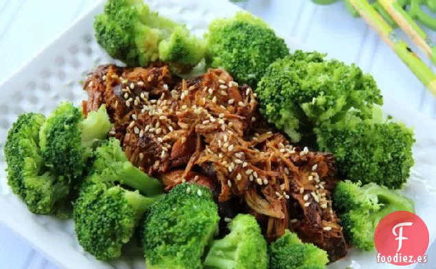 Pollo con Ajo y Sésamo de Cocción Lenta