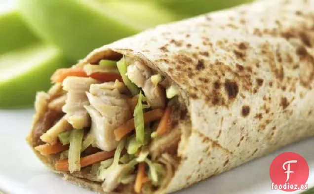 Envolturas de Repollo de Brócoli y Maní Saludables