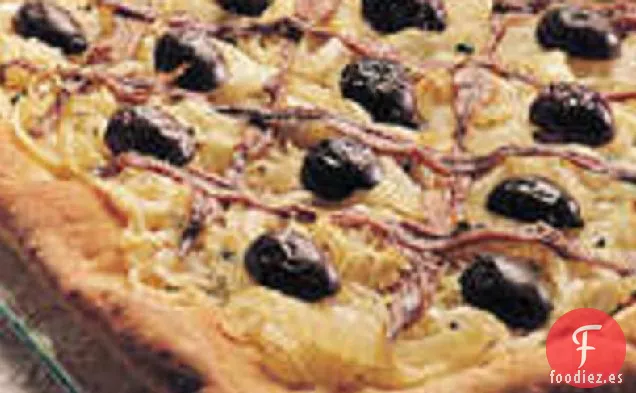 Tarta de Cebolla Mediterránea