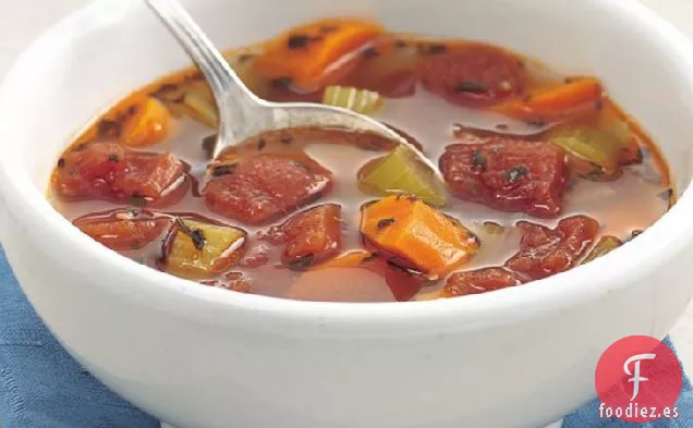 Sopa de Tomate en Trozos