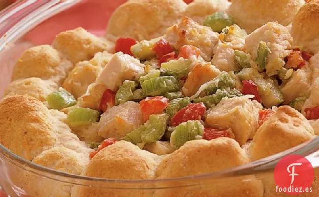 Ensalada de Pavo Caliente con Galletas de Romero