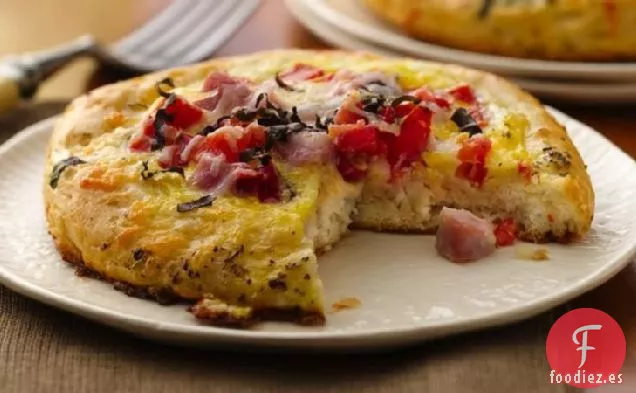 Bizcochos Fritatta de Jamón y Huevos