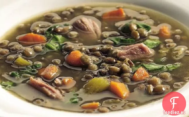 Sopa de Lentejas de Cocción Lenta
