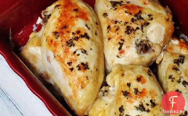 Pechugas De Pollo Asadas Doradas