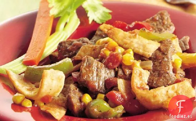 Carne de Res con Salsa Fajita