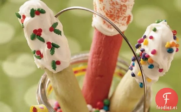 Palitos de Galletas de Navidad