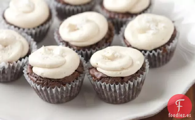 Bocados de Brownie de Caramelo Salado