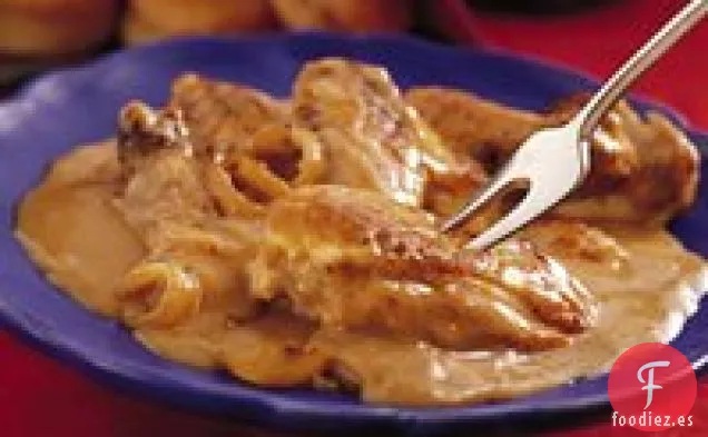 Pollo Asfixiado con Los Labios