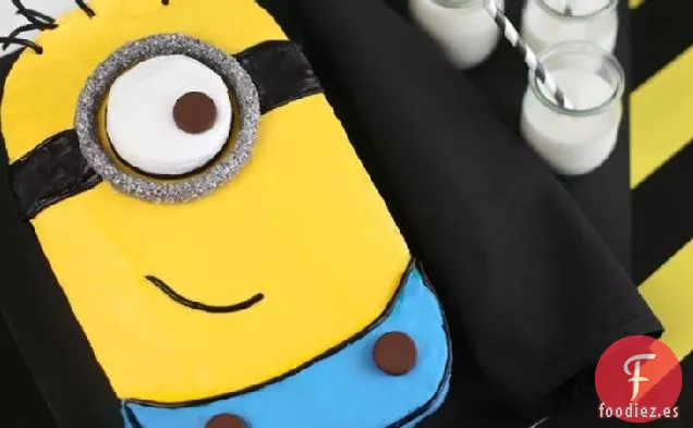 Pastel de Hojas de Minion Despreciable para Mí