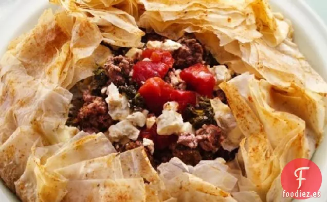 Pastel de Spanakopita Griego
