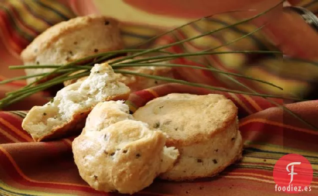 Galletas de Crema Agria y Cebollino
