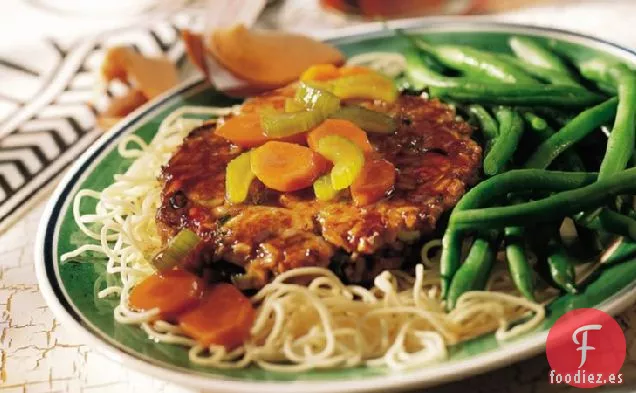 Hamburguesas Asiáticas de Arroz y Lentejas