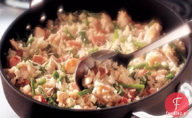 Risotto de Pollo Rápido