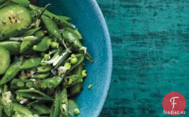 Guisantes Con Pepino Y Jengibre