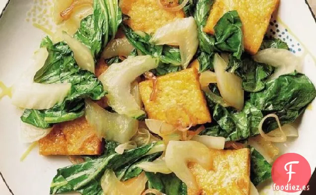 Col China salteada con Tofu