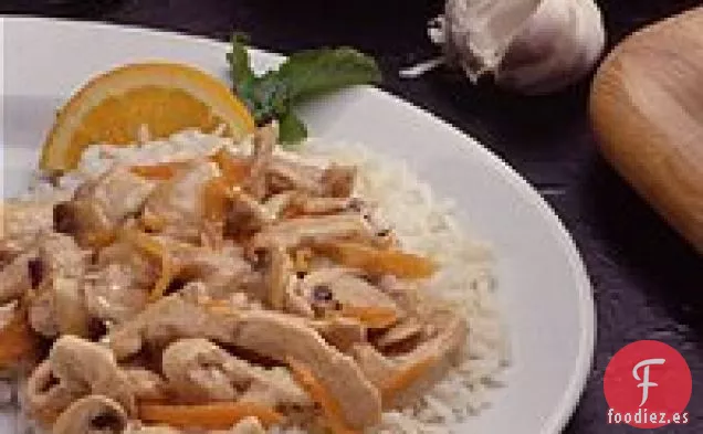 Pollo Frito a la Naranja