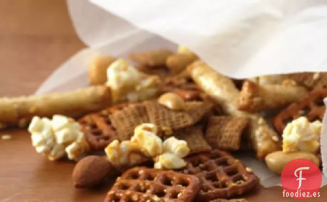 Mezcla de Bocadillos de Miel de Cereales Horneados
