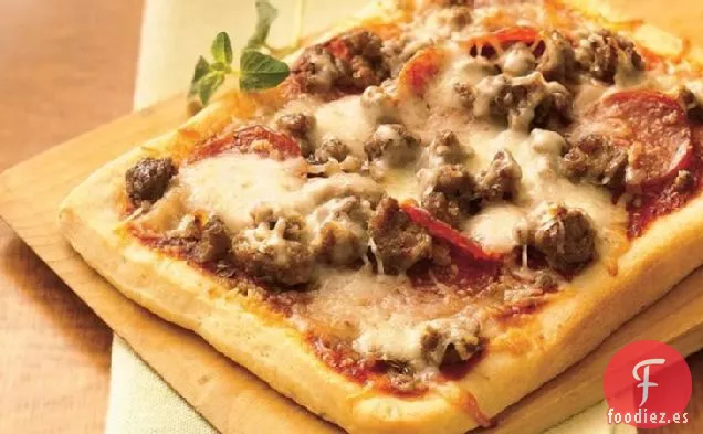 Pizzas Personales de Doble Carne