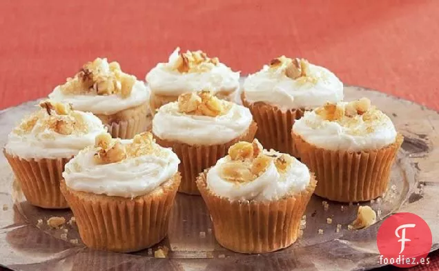 Mini Cupcakes de Arce y Nuez