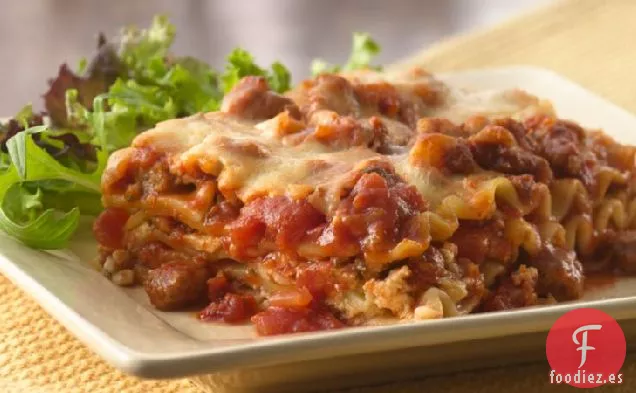 Lasaña de Salchicha Italiana
