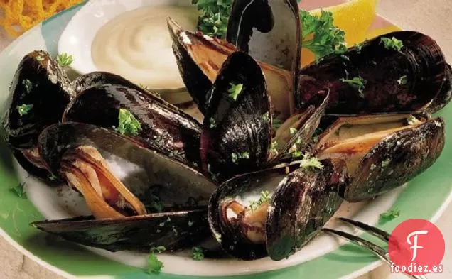 Mejillones con Salsa de Mostaza