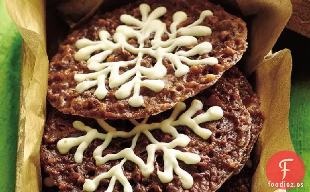Galletas de Encaje de Avellana