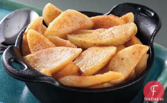 Manzanas con Canela Estofadas de Cocción Lenta