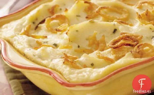 Puré de Patatas con Crema Agria y Cebollino para Preparar
