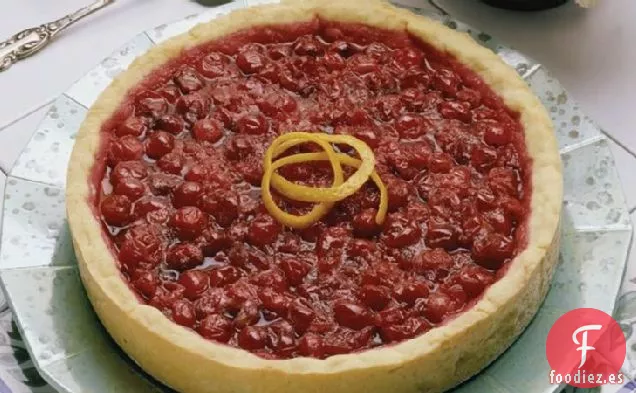 Tarta de Miel, Vino y Arándanos
