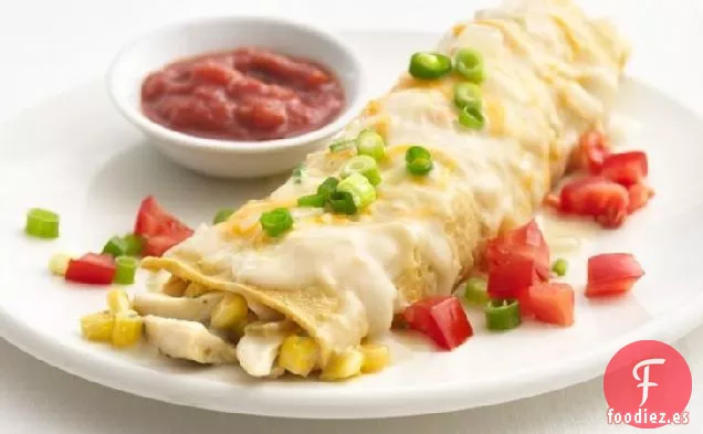 Enchiladas de Pollo Cremosas Saludables