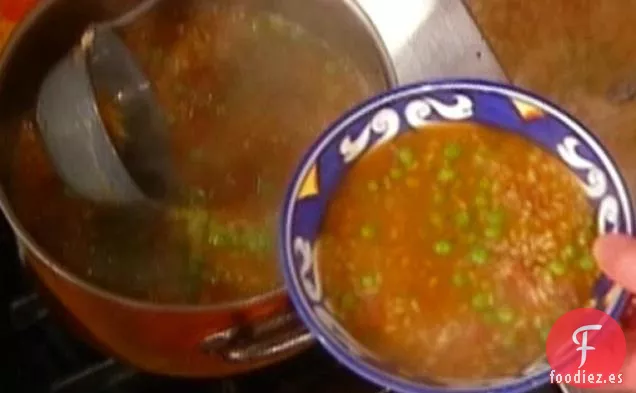 Arroz y guisantes: Risi e Bisi
